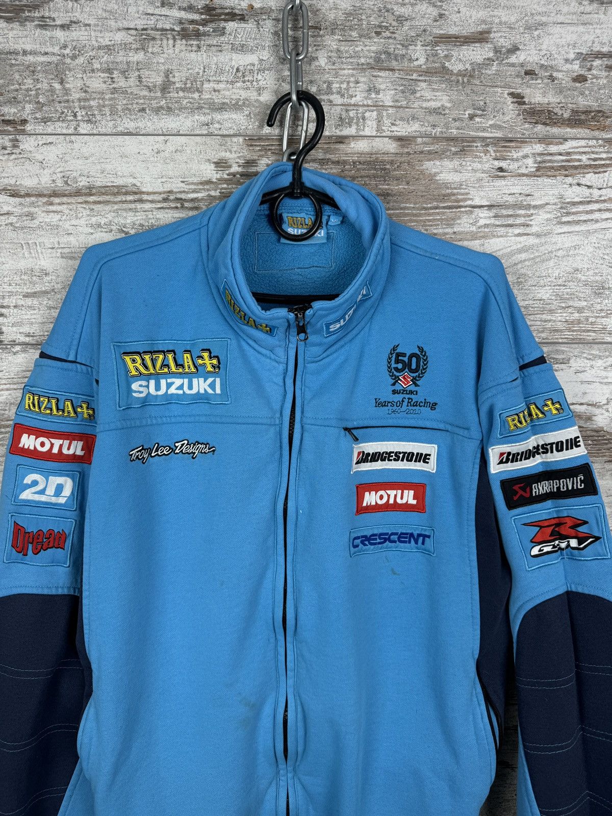 Other Mens Vintage Suzuki zip sweatshirt jacket racing Size US M / EU 48-50 / 2 - 2 Thumbnail