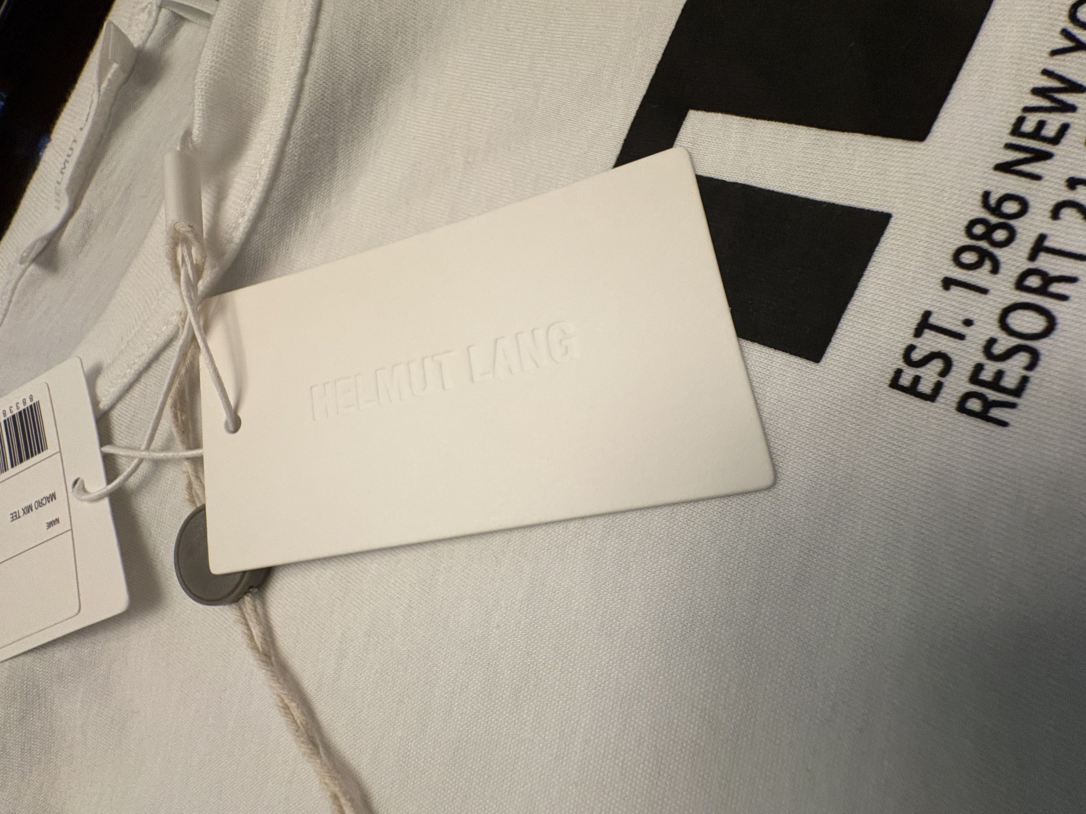 Helmut Lang Helmut Lang macro mix tee Size US S / EU 44-46 / 1 - 5 Thumbnail
