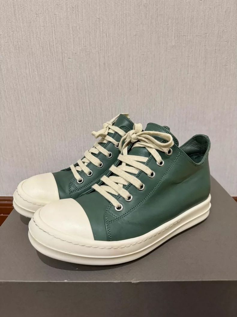 Rick Owens Rick Owens White and Green Sneakers Size US 5.5 / EU 38 - 1 Thumbnail