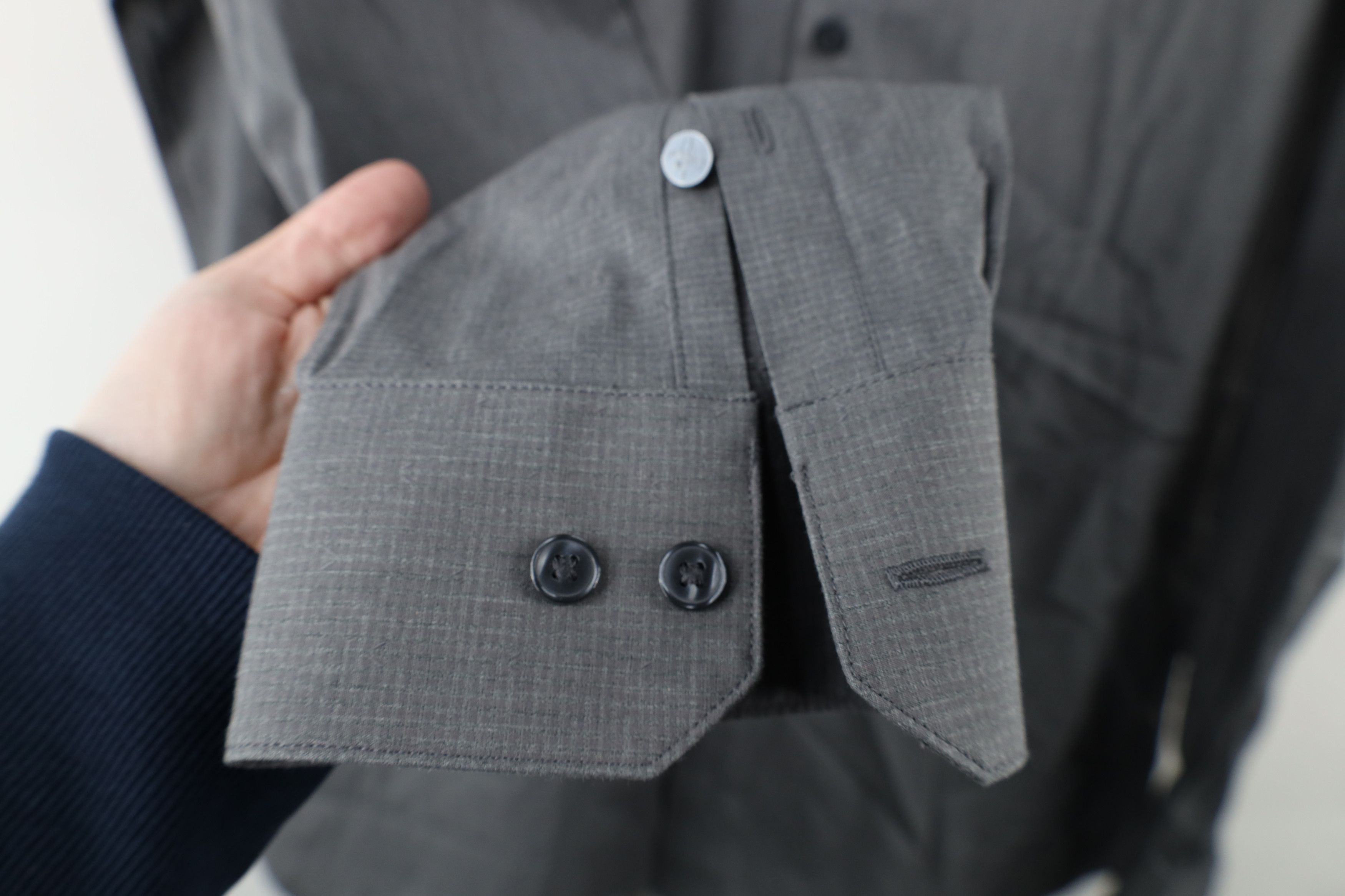 John Varvatos × Vintage John Varvatos USA Signature Tailored Stretch Button Shirt Size US M / EU 48-50 / 2 - 4 Thumbnail