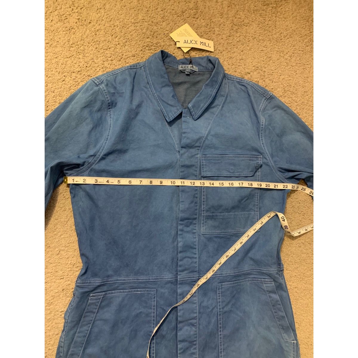 Alex Mill Alex Mill Indigo Dyed Field Jumpsuit Limited Edition Size US 36 / EU 52 - 23 Thumbnail