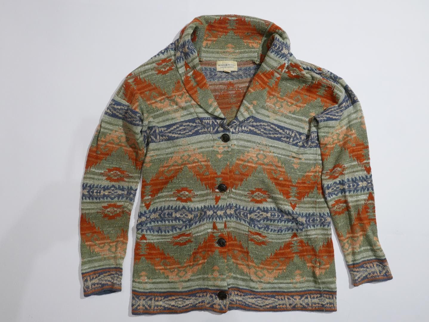Denim & Supply Ralph Lauren Ralph Lauren Denim & Supply Cardigan Sweater Aztec Indian S Size US S / EU 44-46 / 1 - 1 Thumbnail
