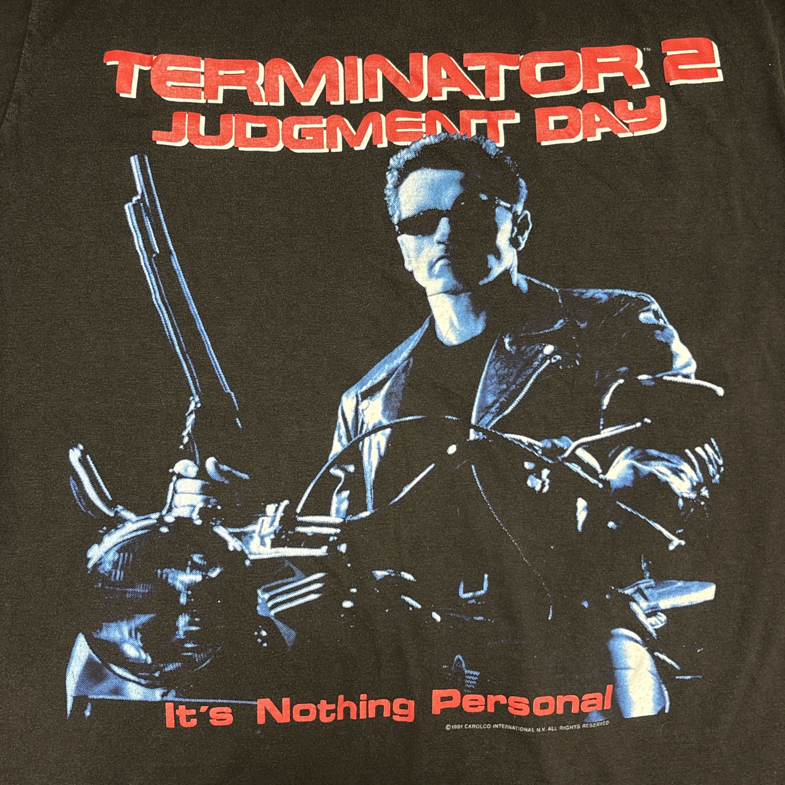 Vintage Vintage Terminator 2 Shirt 90s Single Stitch Movie Promo Tee Size US M / EU 48-50 / 2 - 3 Thumbnail