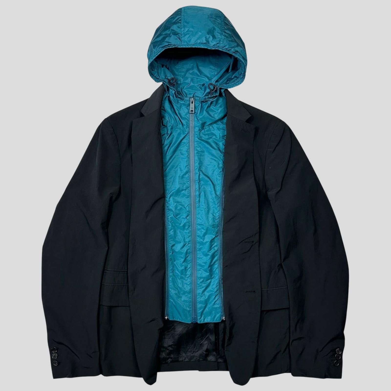 Prada Prada 2017 Nylon Blazer Jacket + Removable Nylon Hood - IT50 Size 38R - 2 Thumbnail