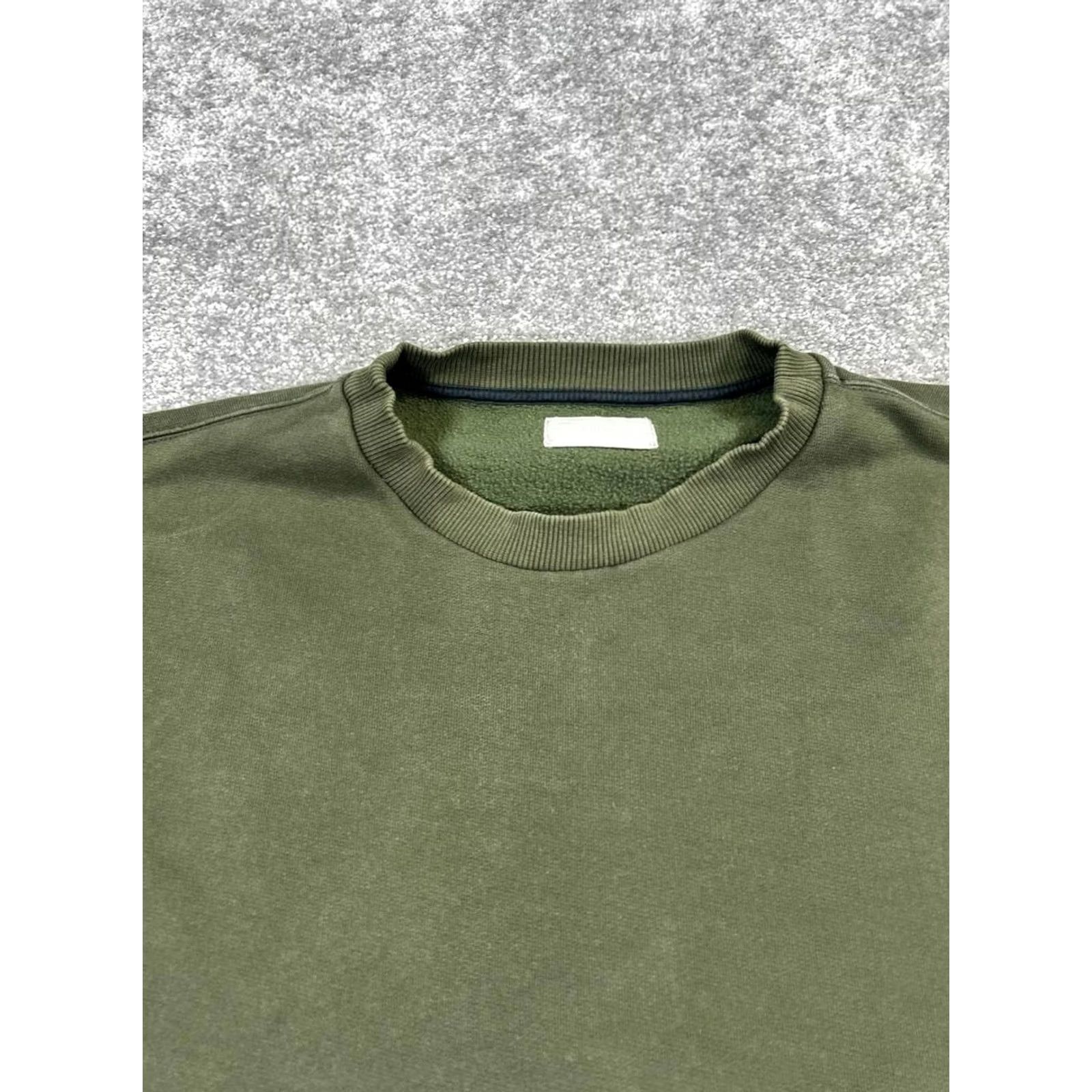 Everlane Everlane Sweatshirt Mens 2XL Green Cotton Pullover Crew Neck Logo Solid Long Sleeve Shirt Size US XXL / EU 58 / 5 - 2 Thumbnail