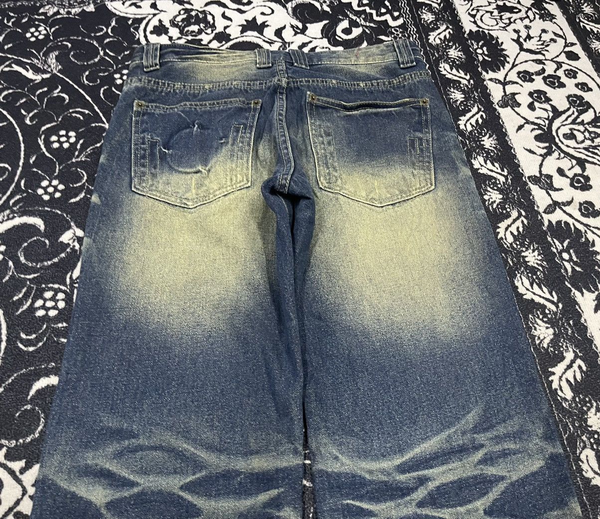 If Six Was Nine 2000s TORNADO MART INSPIRED BRAND TIMEBELT WASHABLE JEANS Size US 30 / EU 46 - 13 Thumbnail