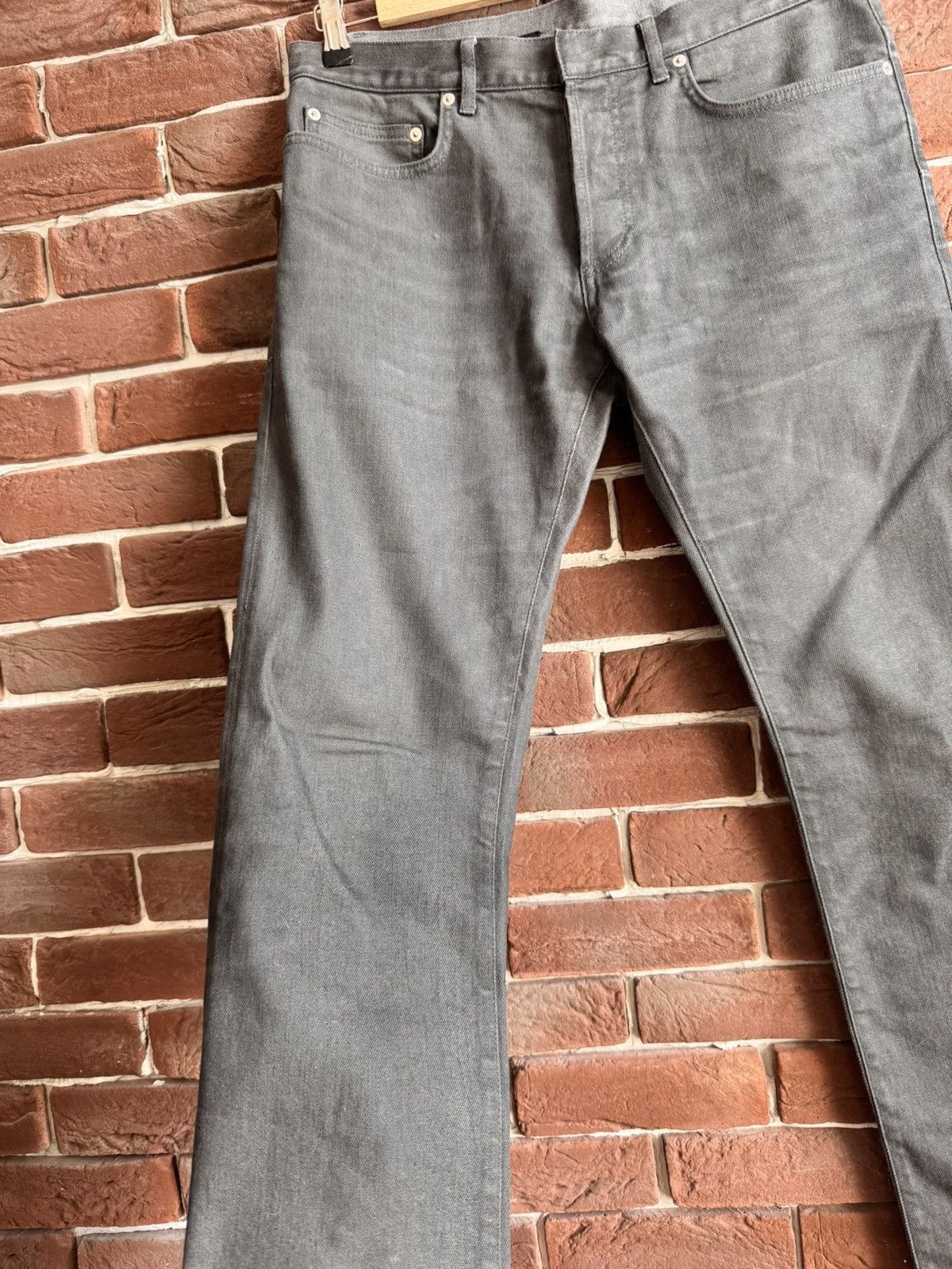 Dior Dior Homme FW14 by Kris Van Assche Gray Washed Denim Jeans Size US 32 / EU 48 - 6 Thumbnail