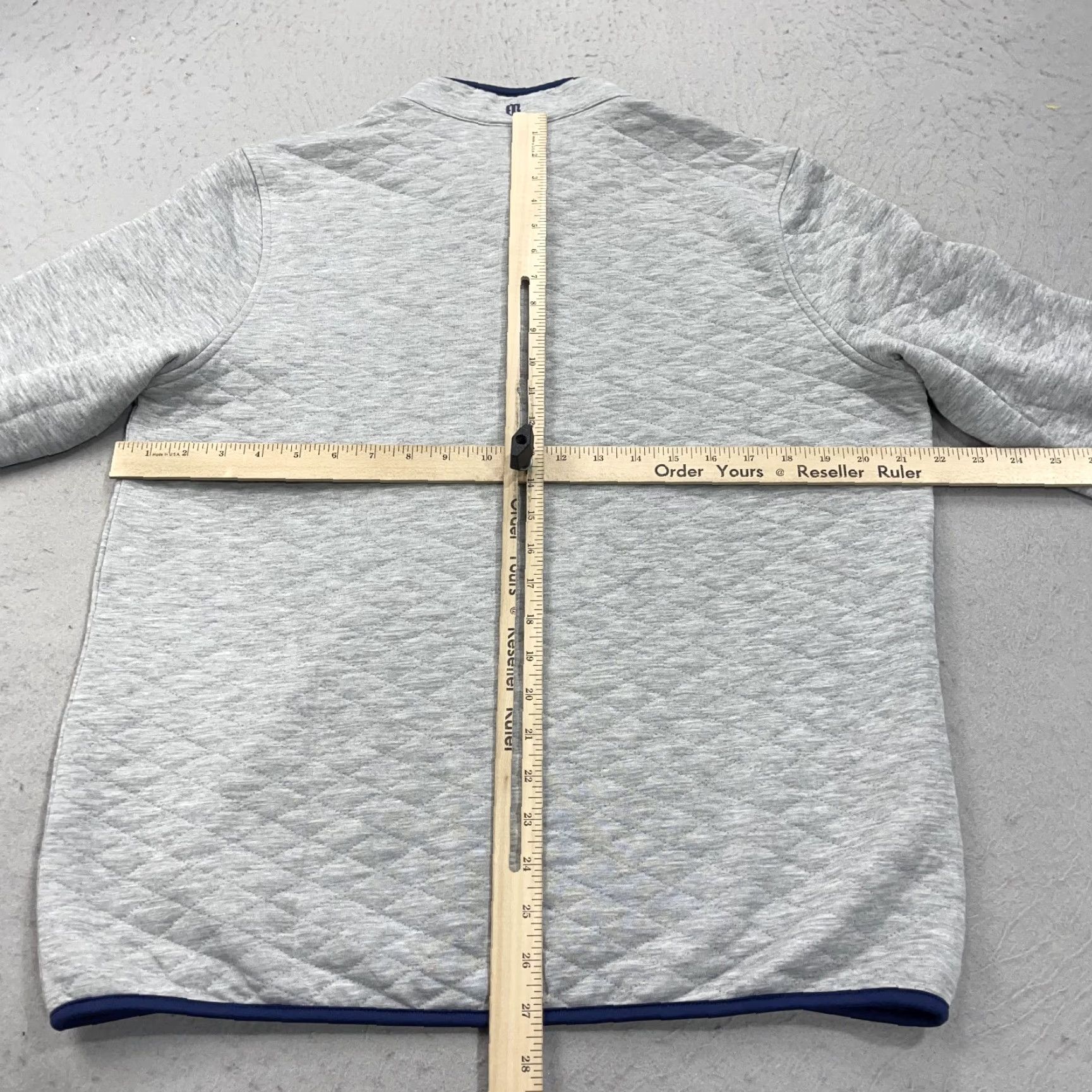 Logo 7 Holderness & Bourne Jacket Mens M Gray Sullivan Quilted Logo Golf Sweater Size US M / EU 48-50 / 2 - 7 Thumbnail