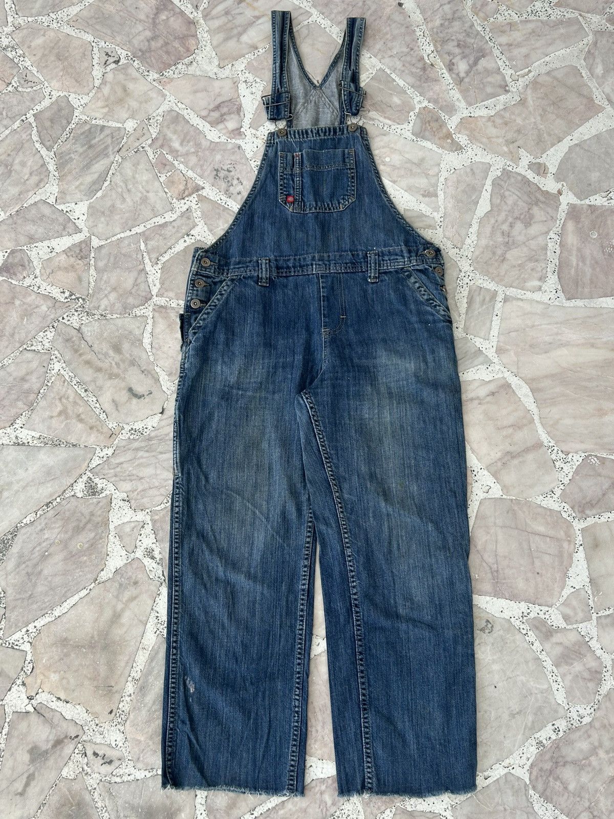 Dickies Dickies Vintage Coverall Denim Middle Pocket Size US 33 - 1 Thumbnail