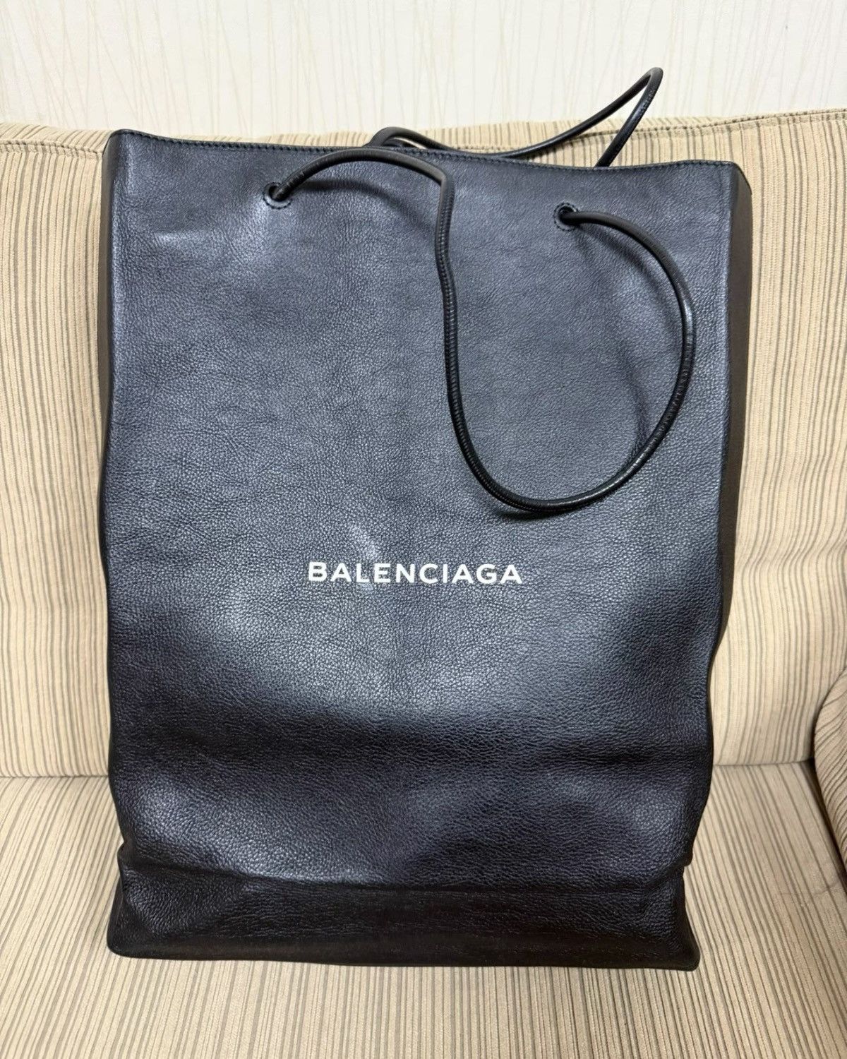 Balenciaga Logo Medium North/South Shopping Tote Size ONE SIZE - 10 Thumbnail
