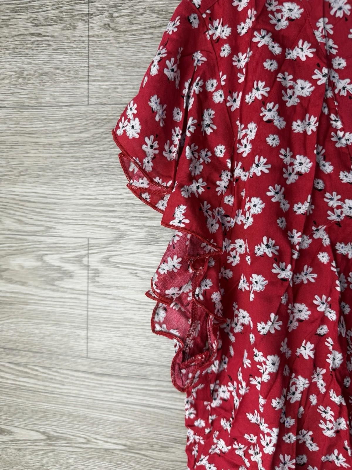 Other Suzanne Betro 4X Red White Floral Button Size M / US 6-8 / IT 42-44 - 7 Thumbnail