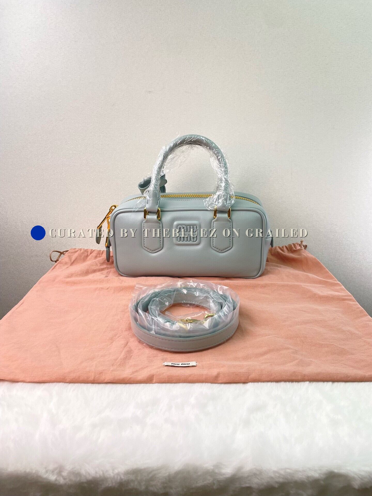 Miu Miu Miu Miu Arcadie Gold Hardware Handbag Size ONE SIZE - 1 Thumbnail