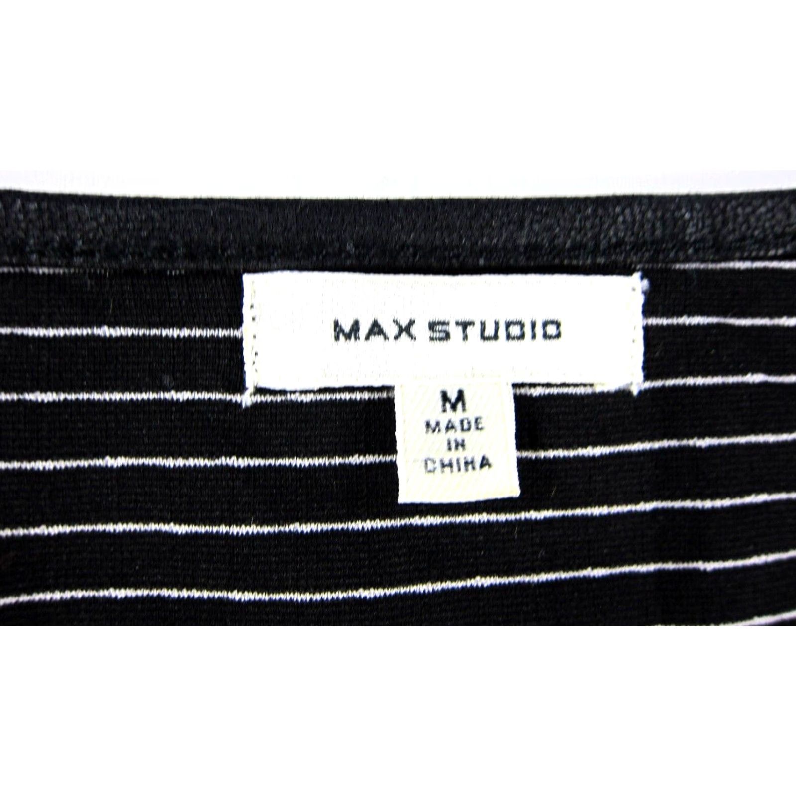 Vintage VINTAGE Max Studio Black White Stretch Polka Dot Long Sleeve Sheath Dress Medium Size M / US 6-8 / IT 42-44 - 3 Thumbnail