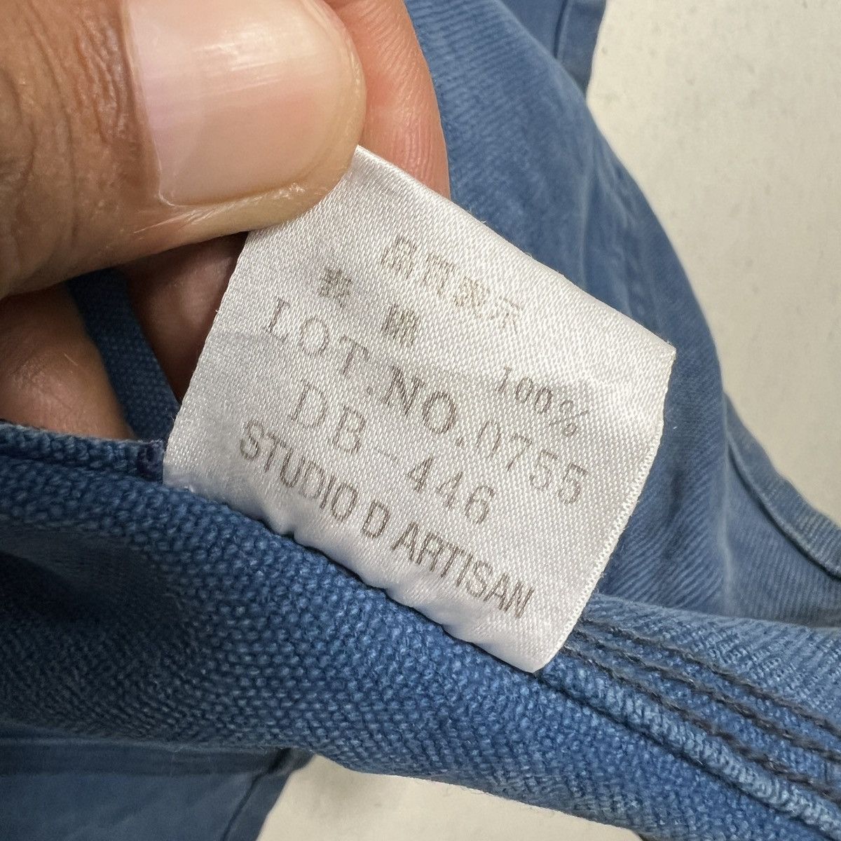 Studio D'Artisan 🔥 VINTAGE STUDIO D ARTISAN DENIM CHORE JACKET MADE IN JAPAN Size US L / EU 52-54 / 3 - 15 Thumbnail