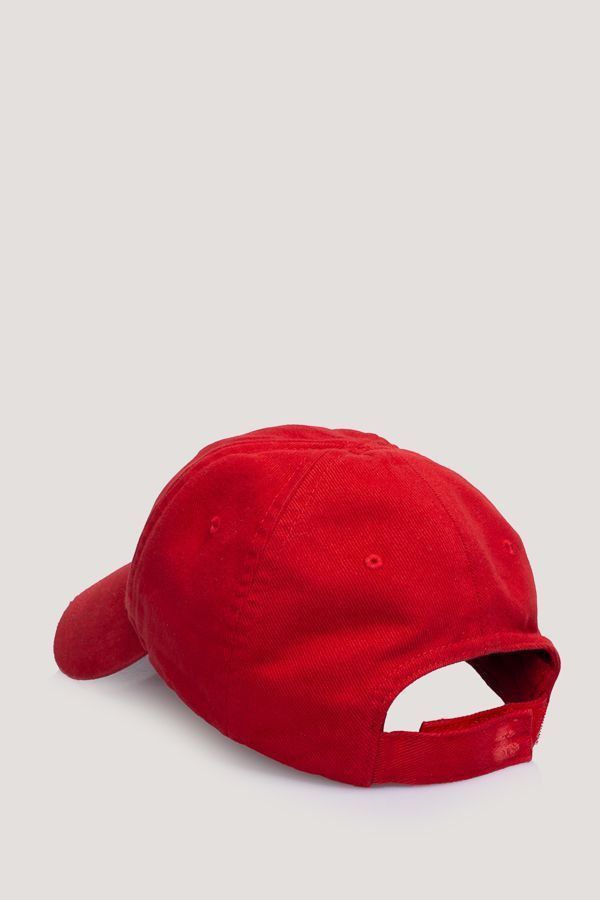 Balenciaga o1la1rc1a0924 Size: S / Hat Logo Front in Red Size ONE SIZE - 2 Thumbnail