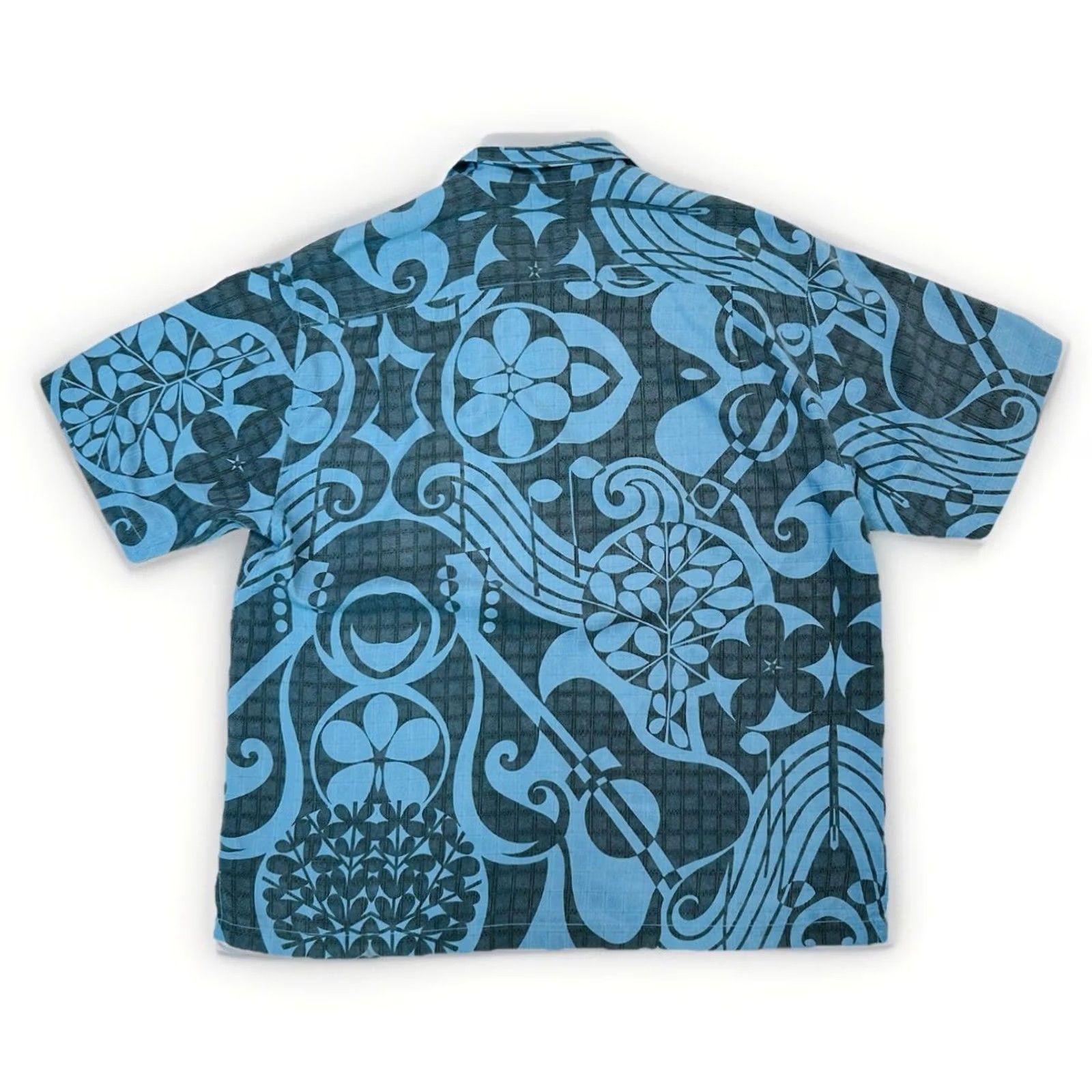 Tommy Bahama VINTAGE? No. Tommy Bahama Shirt Mens XL Blue Floral Print Silk Hawaiian Camp Loop Collar Shirt Men XL Blue Floral Silk Hawaiian Camp Loop Collar Size US XL / EU 56 / 4 - 2 Thumbnail