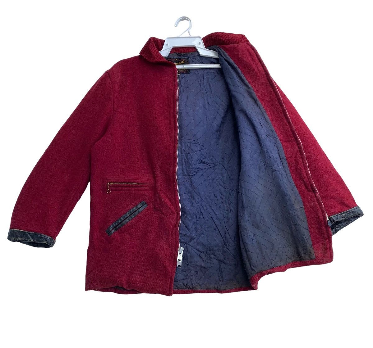 Vintage Vtg 60s Marguarts Sportswear wool quilted lined jacket Size US M / EU 48-50 / 2 - 4 Thumbnail