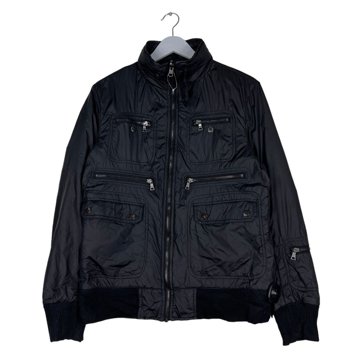 Edifice Japan 🔥 EDIFICE ZIPPER MULTI POCKET SURVIVAL BOMBER JACKET Size US M / EU 48-50 / 2 - 1 Thumbnail