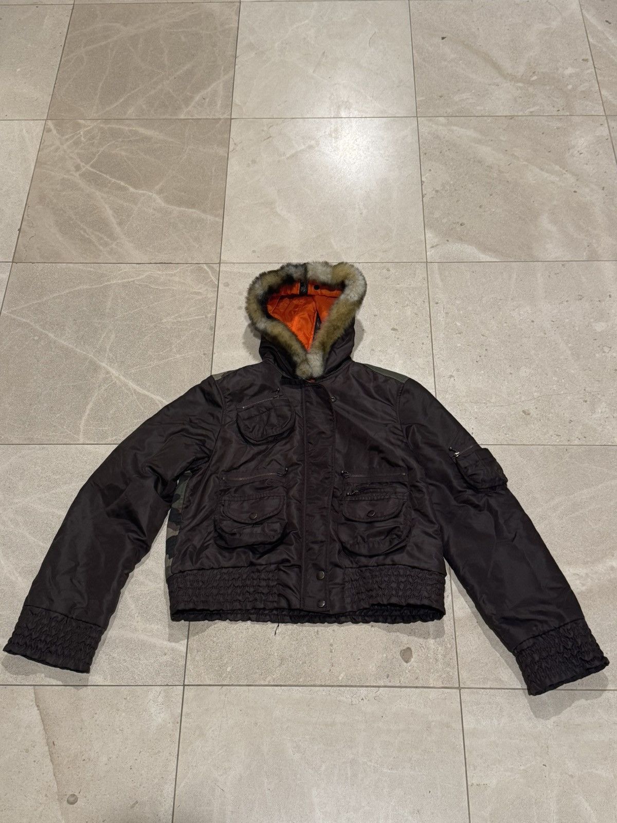 Vintage vintage black/camo zip up Size US S / EU 44-46 / 1 - 2 Thumbnail
