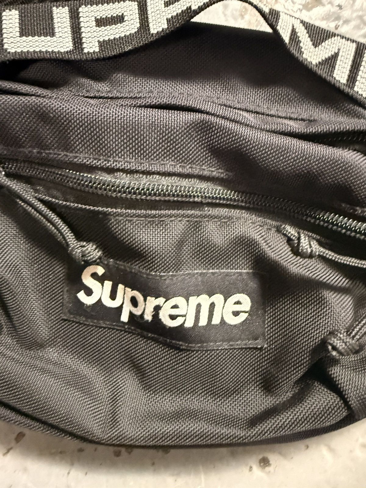 Supreme Classic Black Supreme SS 18 Side Bag Phanny Size ONE SIZE - 7 Thumbnail