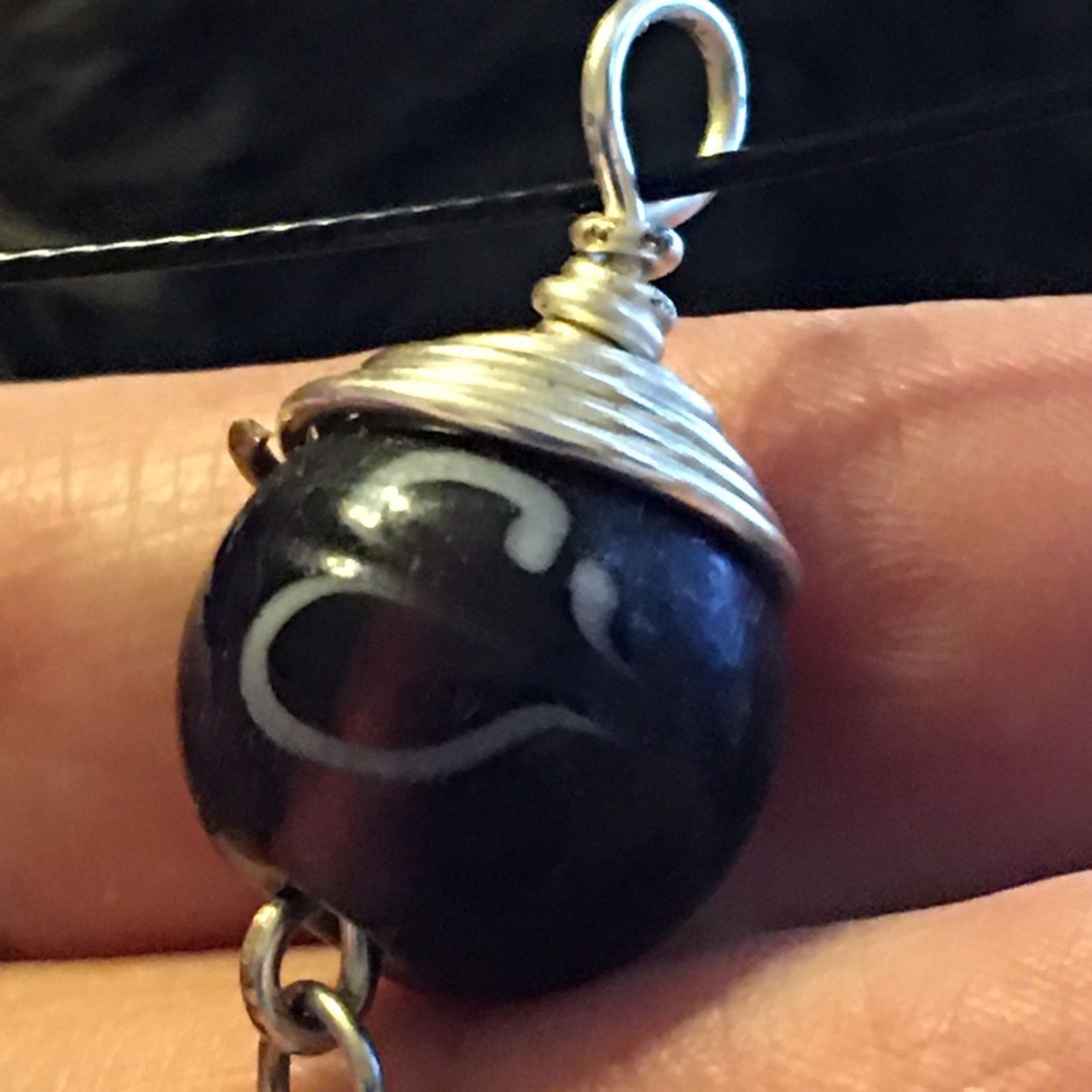 Jewelry Hamsa hand positive intention pendant on cord Size ONE SIZE - 6 Thumbnail