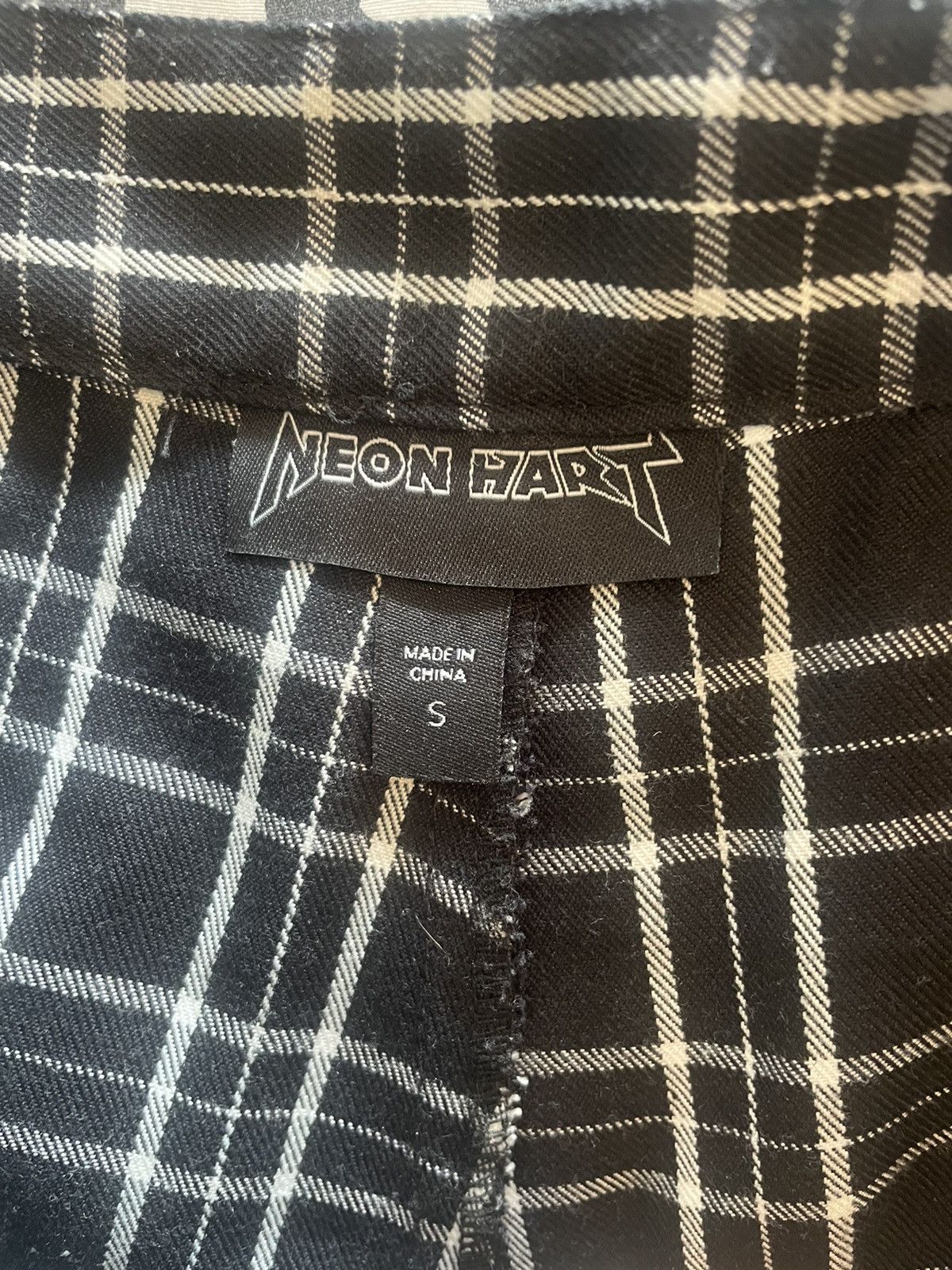 Other Black and white plaid trousers Size 27" / US 4 / IT 40 - 3 Thumbnail