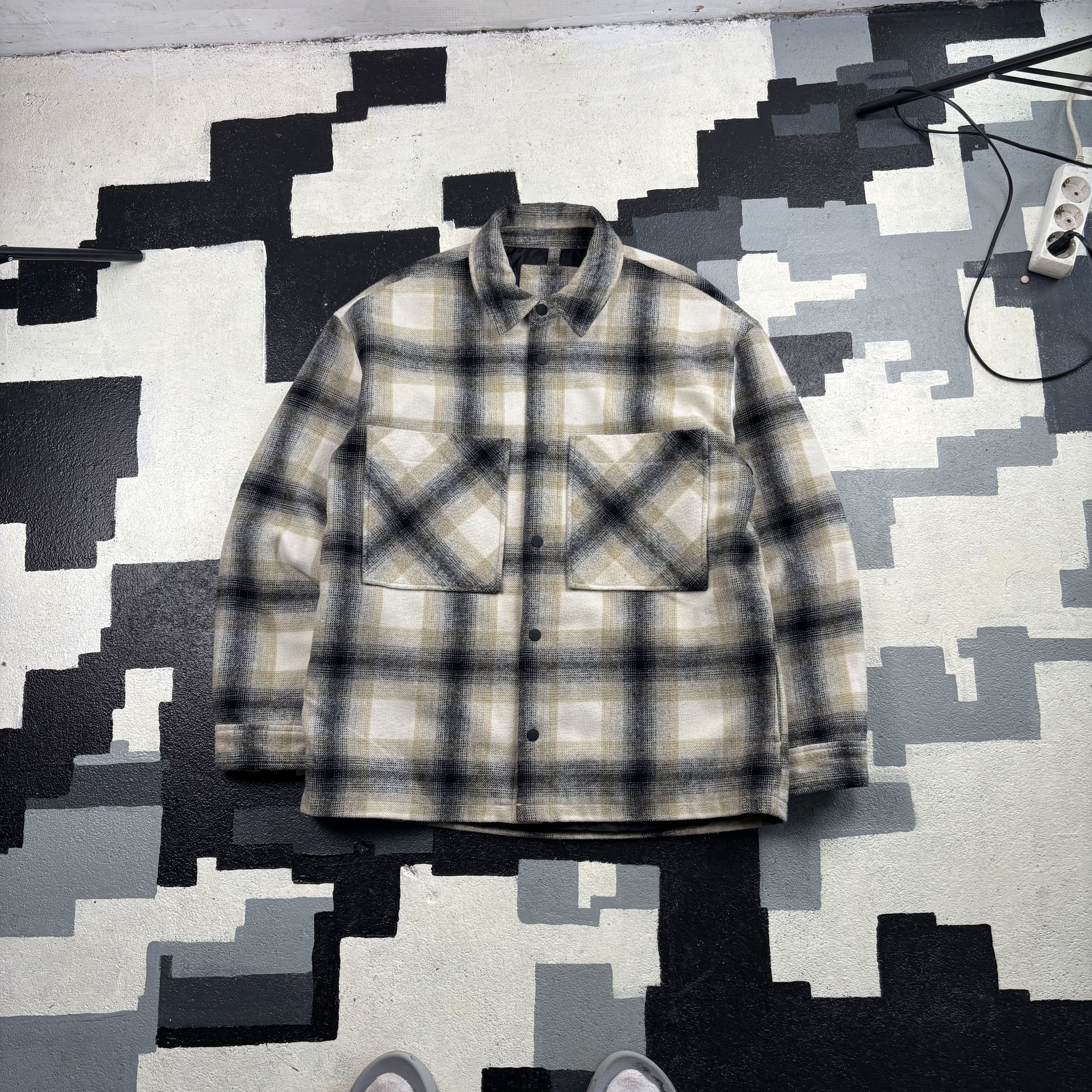 Bershka Bershka Flannel Jacket Size US XL / EU 56 / 4 - 1 Thumbnail