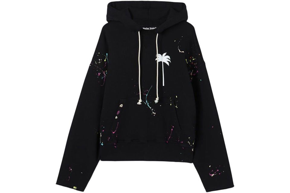 Palm Angels Palm Angels - PxP Painted Raw Cut Hoodie Size US S / EU 44-46 / 1 - 1 Thumbnail