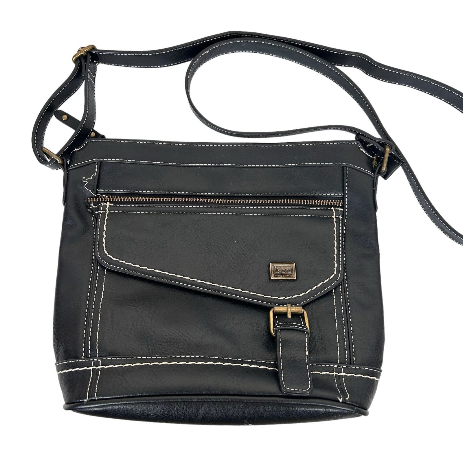 Other BOC Black Leather Crossbody Bag Size ONE SIZE - 2 Thumbnail