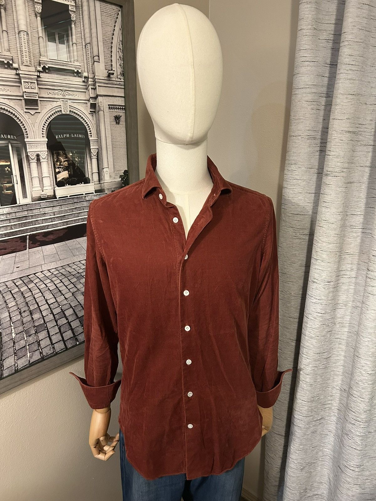 Suitsupply Suitsupply Corduroy Shirt Size US M / EU 48-50 / 2 - 2 Thumbnail