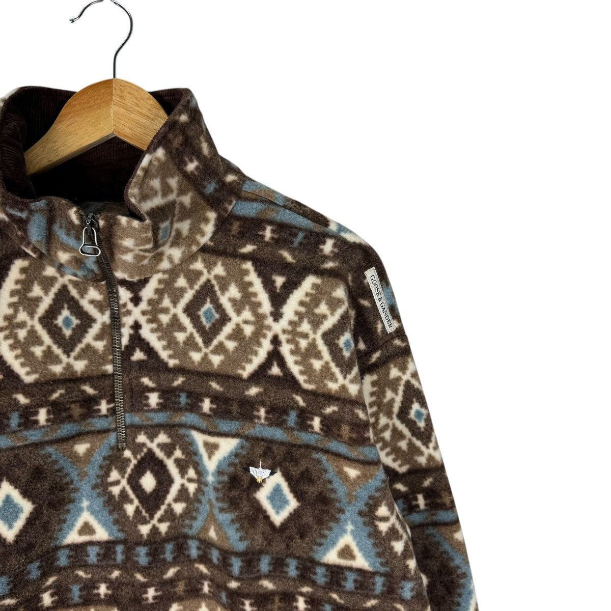 Native ❄️GOOSE & GANDER HALF ZIP FLEECE NATIVE JACKET Size US S / EU 44-46 / 1 - 4 Thumbnail