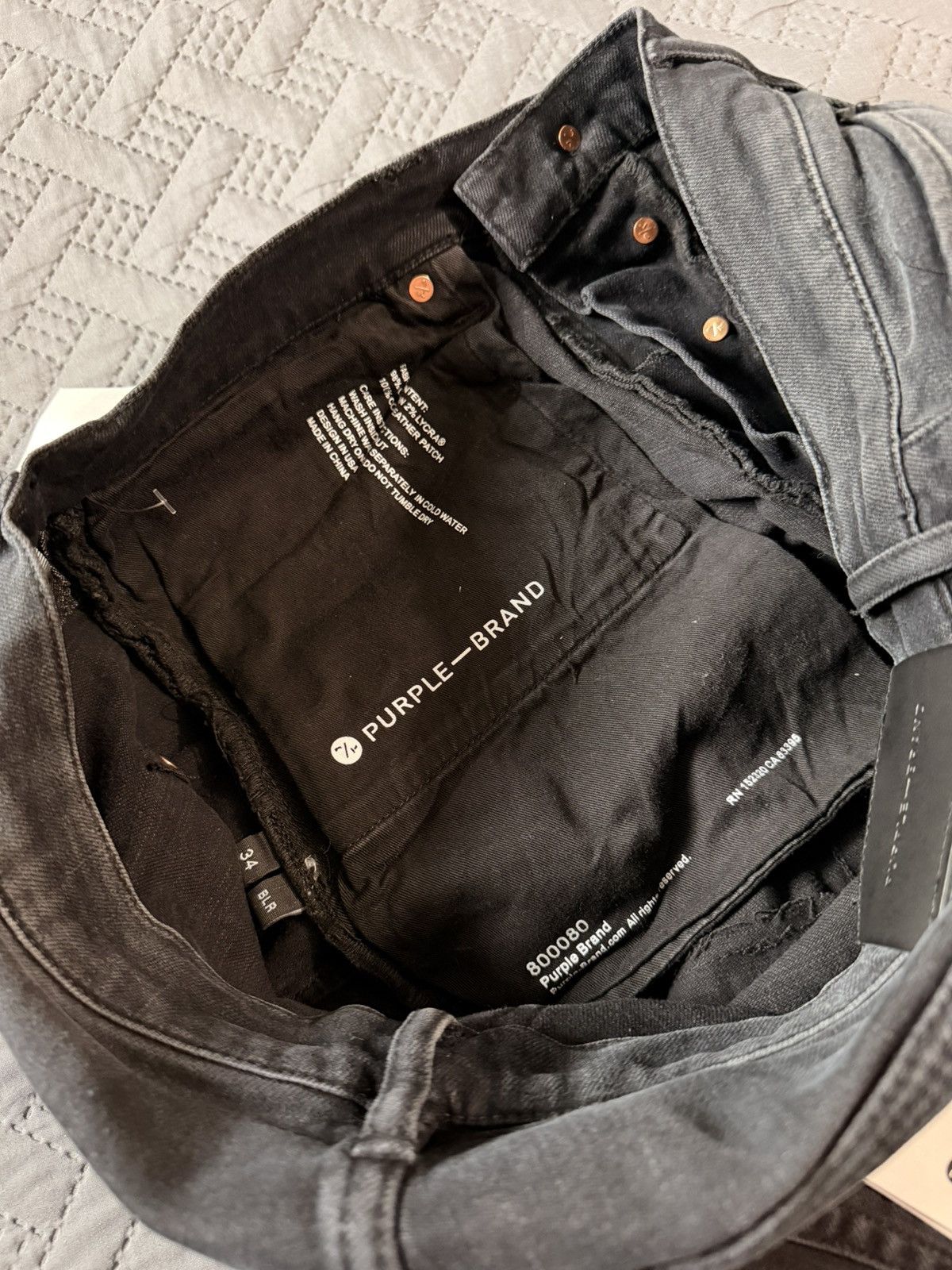 Purple Brand Purple Brand Jeans Size US 34 / EU 50 - 6 Thumbnail