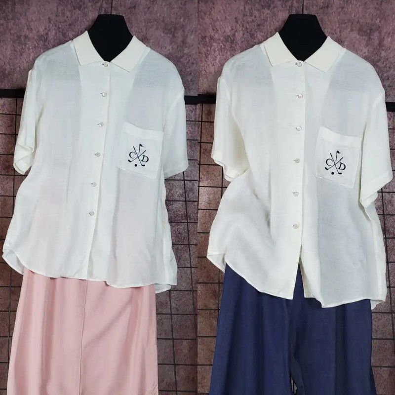 Dior Dior Embroidered Logo Short Sleeve Polo Shirt 0089 Size US M / EU 48-50 / 2 - 1 Thumbnail