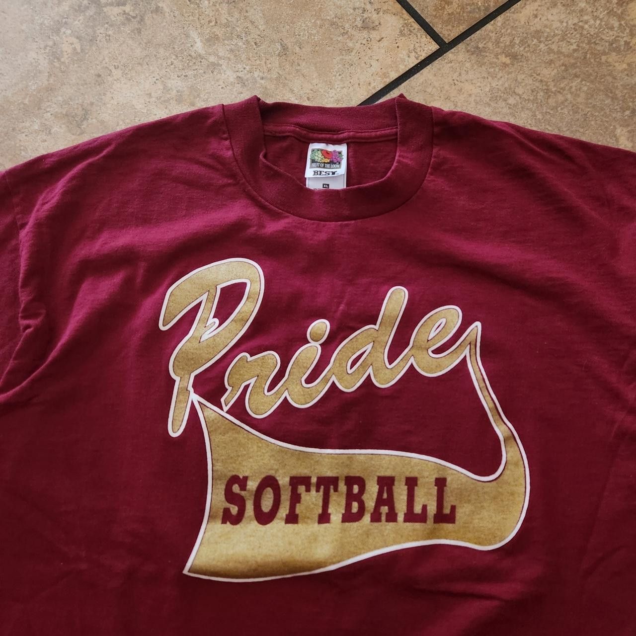 Other vintage pride softball t-shirt size LARGE state champs fotl Size US L / EU 52-54 / 3 - 3 Thumbnail