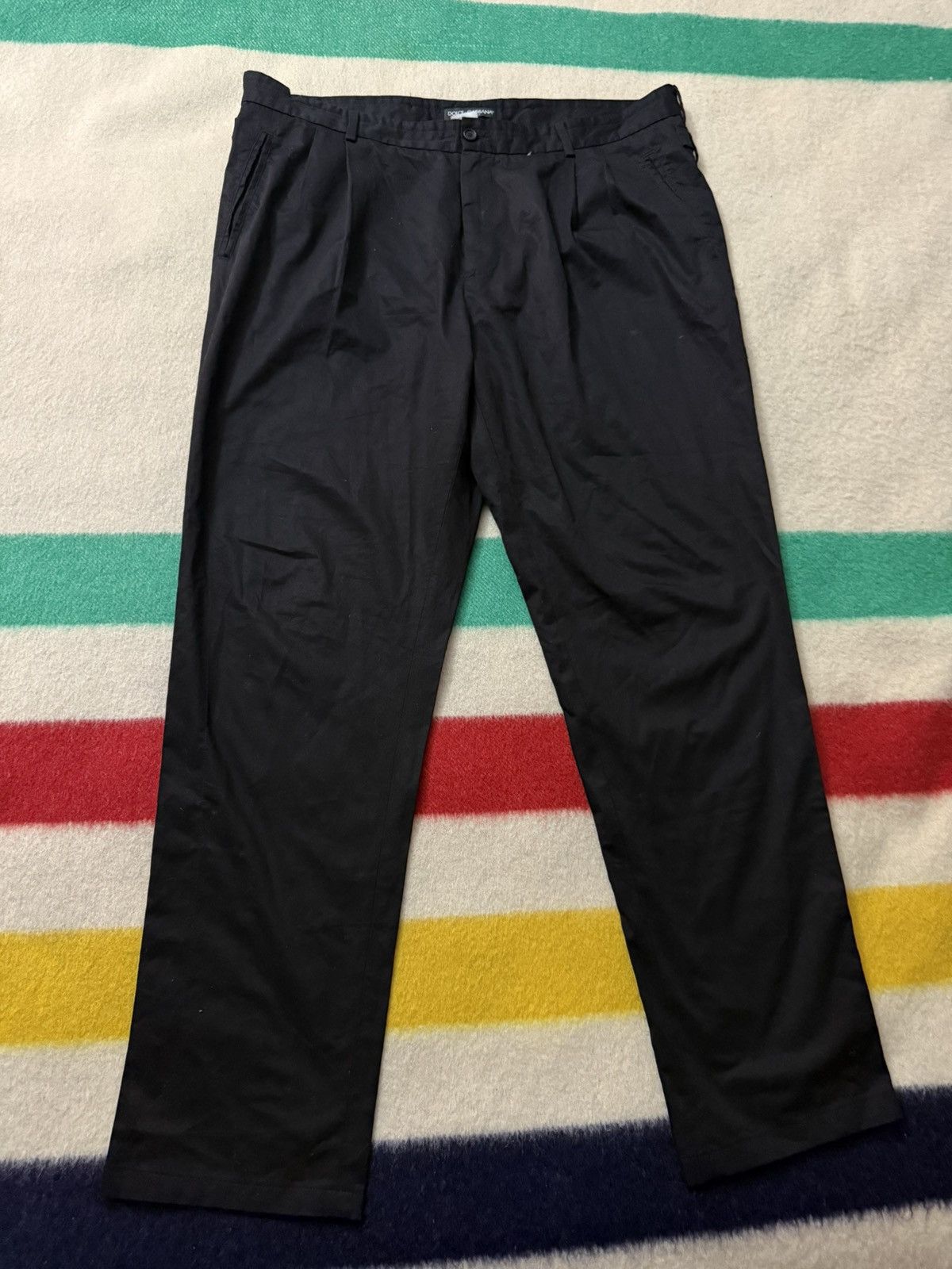 Dolce & Gabbana Dolce & Gabbana Trouser Pants 38x30.5 Size 52 Made Italy Size US 38 / EU 54 - 1 Thumbnail