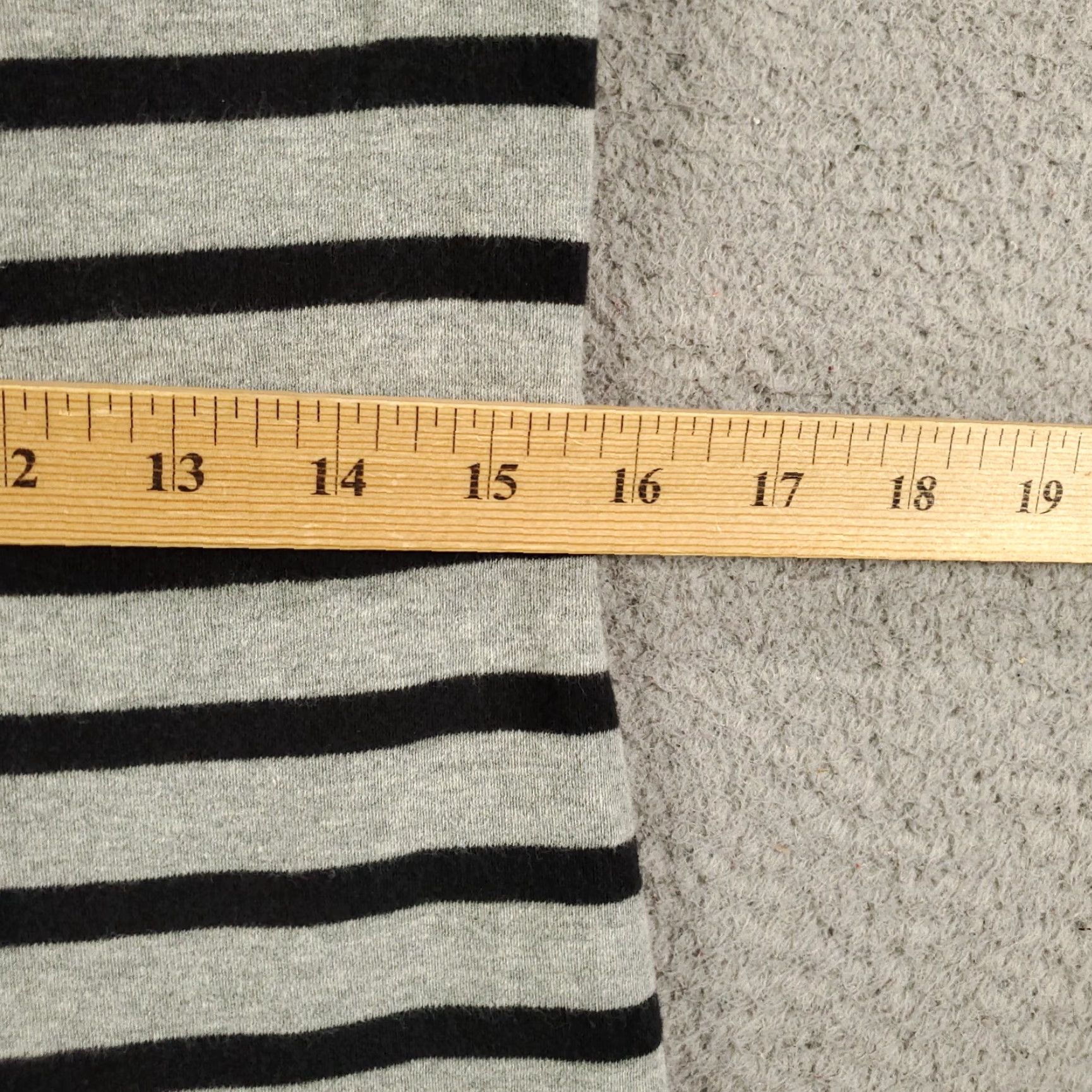 Old Navy OLD NAVY Women's Shift Dress Size Large Gray Striped Knee Length Long Sleeve Zip Classic Casual Travel Size L / US 10 / IT 46 - 5 Thumbnail
