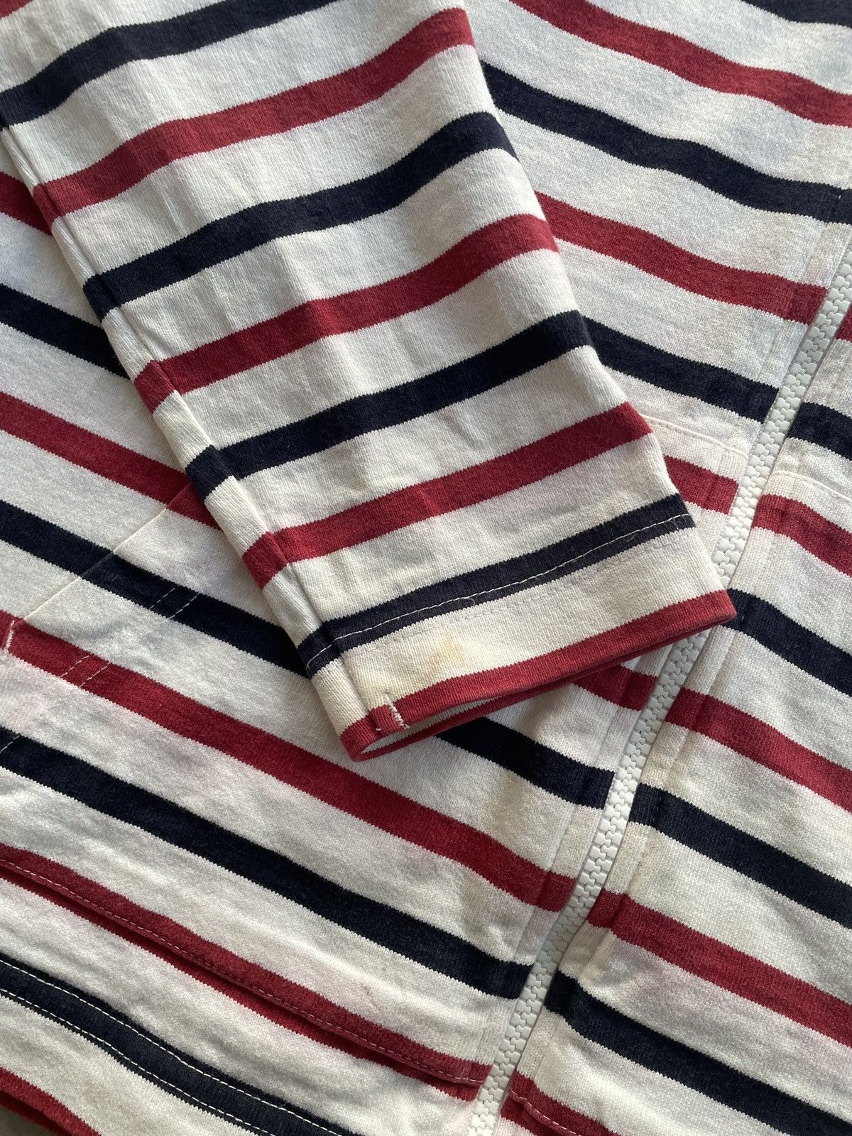 Helly Hansen × Vintage VINTAGE STRIPES HELLY HANSEN MIDZIPPER HOODIE Size US S / EU 44-46 / 1 - 3 Thumbnail