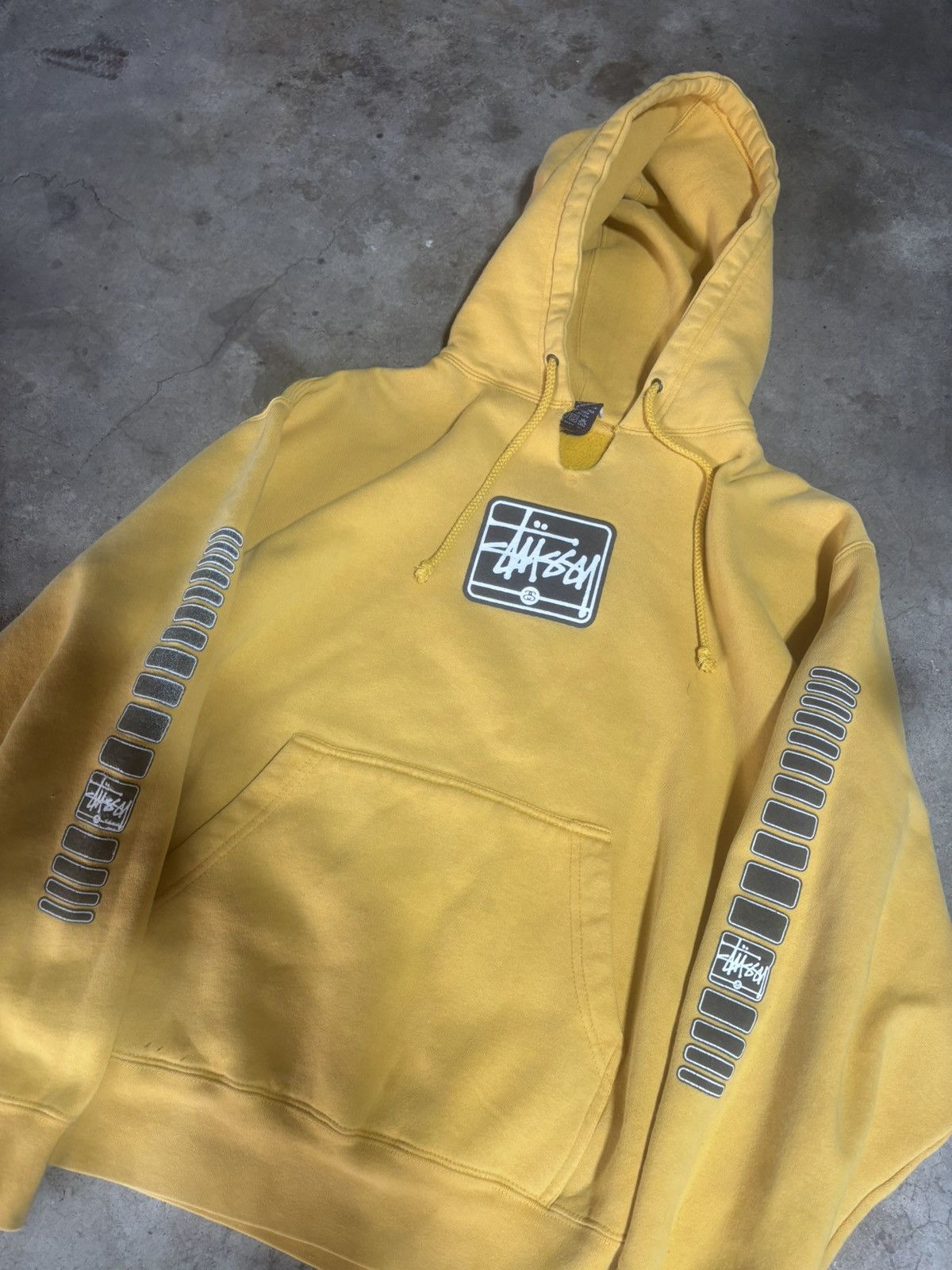 Stussy vintage stussy tripple graphic hoodie Size US M / EU 48-50 / 2 - 2 Thumbnail