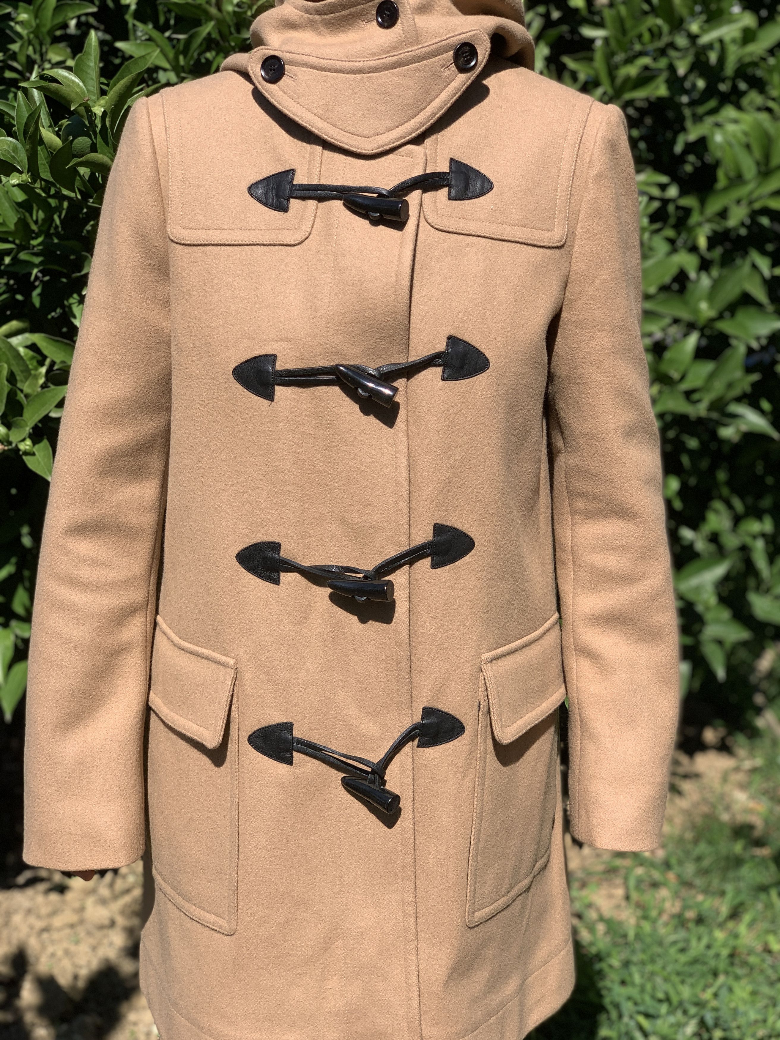 Belstaff Belstaff Camel Wool Duffle Coat Hooded Leather Size 42 Size M / US 6-8 / IT 42-44 - 6 Thumbnail