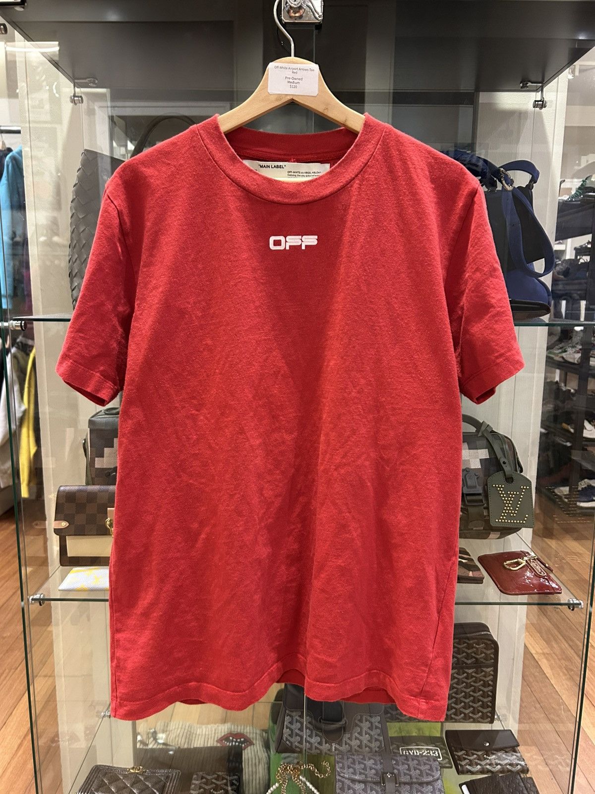 Off-White Off-White Airport Arrows Tee Size US M / EU 48-50 / 2 - 1 Thumbnail