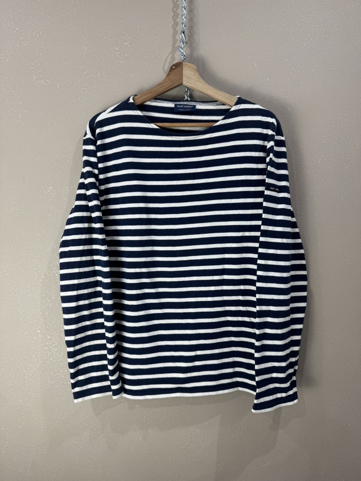 Saint James SAINT JAMES Long Sleeve Shirt x Kurt Cobain Style x Rare Size US L / EU 52-54 / 3 - 1 Thumbnail