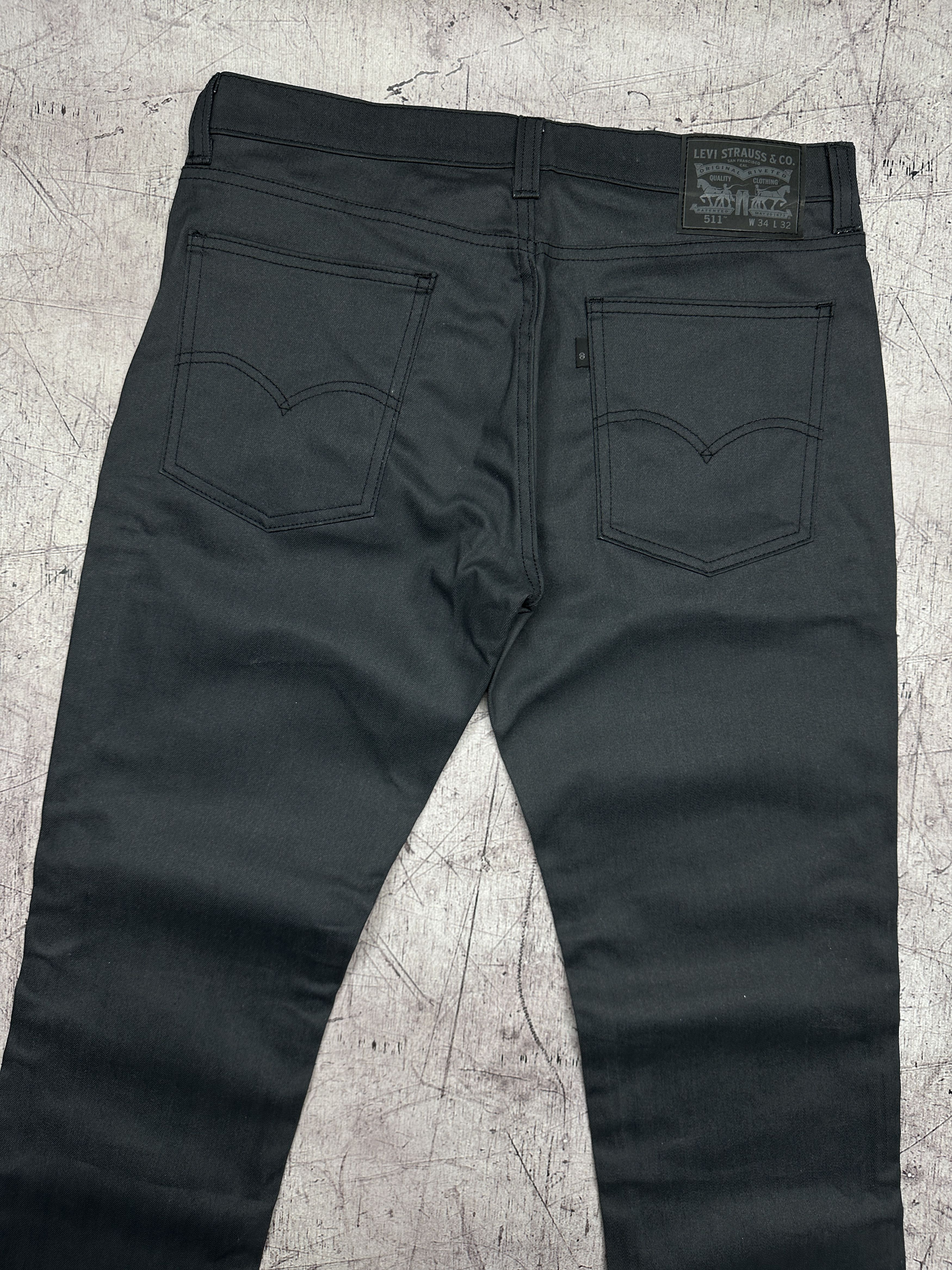 Levi's Levi's 511 Mens Denim Pants Jeans Size 34 x 32 Size US 34 / EU 50 - 2 Thumbnail