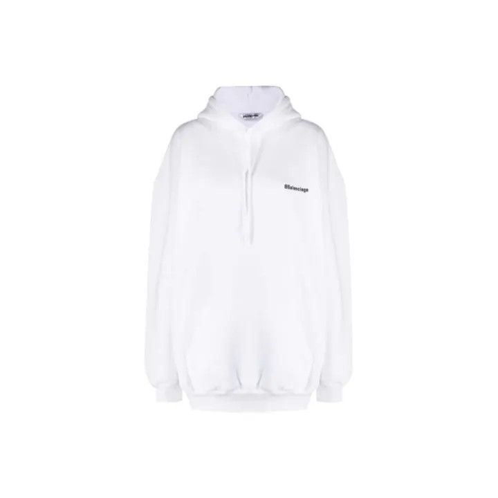 Balenciaga Balenciaga Logo Cotton Hoodie for Women 0079 Size M / US 6-8 / IT 42-44 - 1 Thumbnail