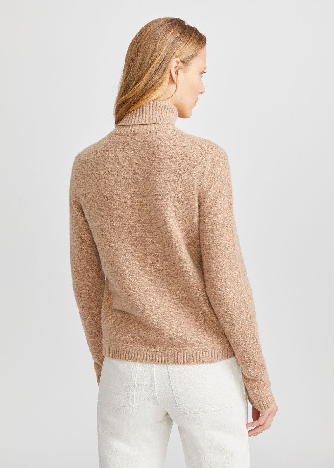 Loro Piana o1srvl11e0125 Bernina Baby Cashmere Sweater in Beige Size M / US 6-8 / IT 42-44 - 2 Thumbnail