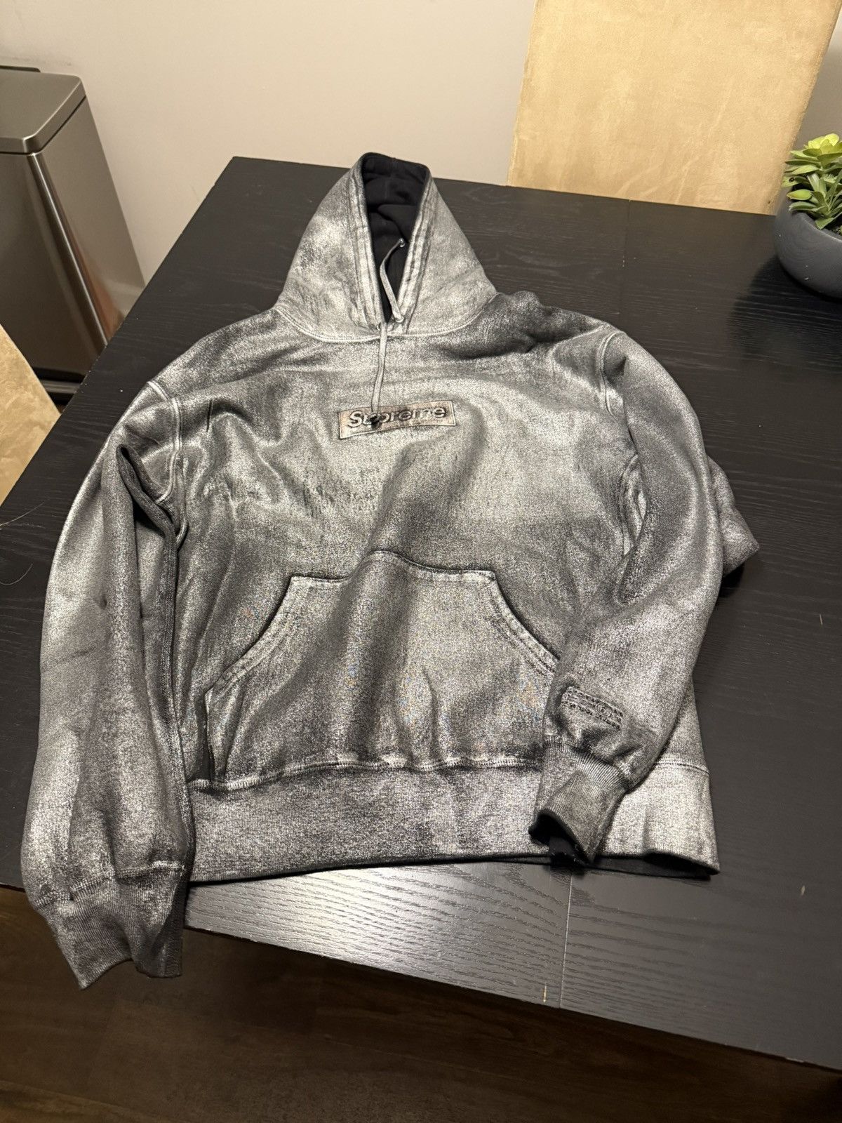 Maison Margiela × Supreme MM6 x Supreme box logo hoodie | Grailed