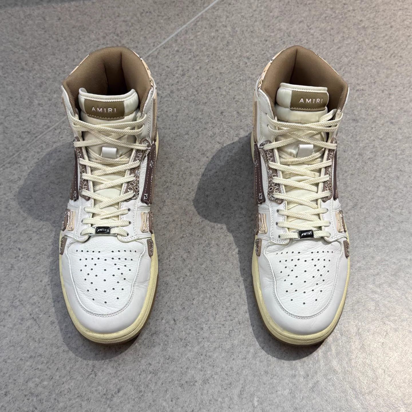 Amiri AMIRI White & Brown Paisley K15 Size US 12 / EU 45 - 5 Thumbnail