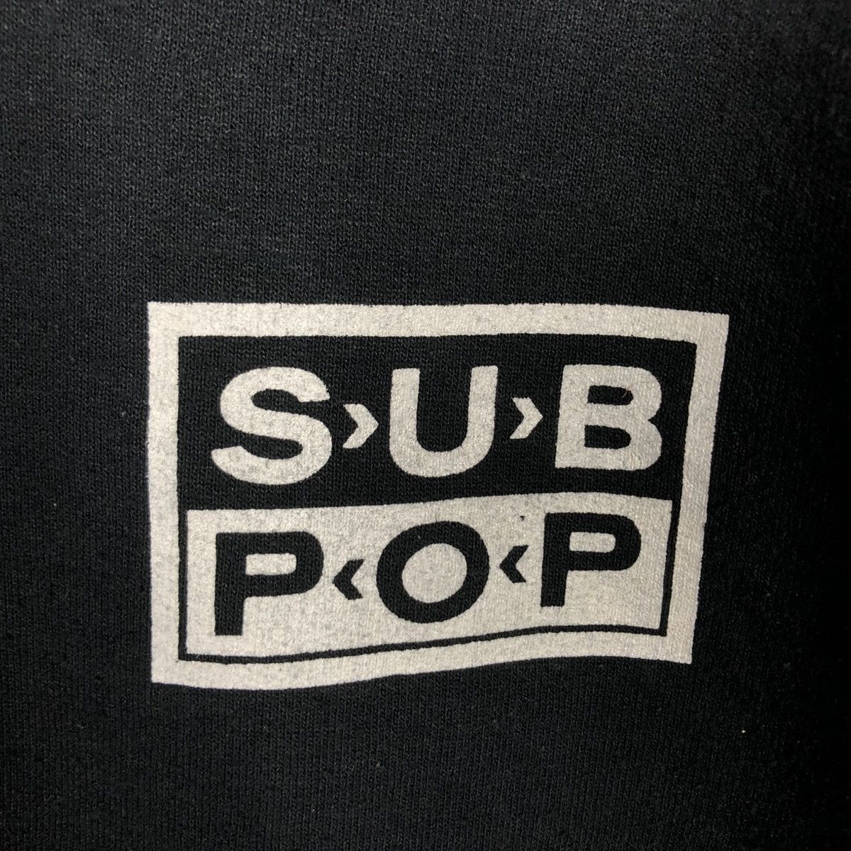 Band Tees 🔥VINTAGE ZIPPER HOODIE SUB POP BIG LOGO SPELL OUT Size US S / EU 44-46 / 1 - 21 Thumbnail