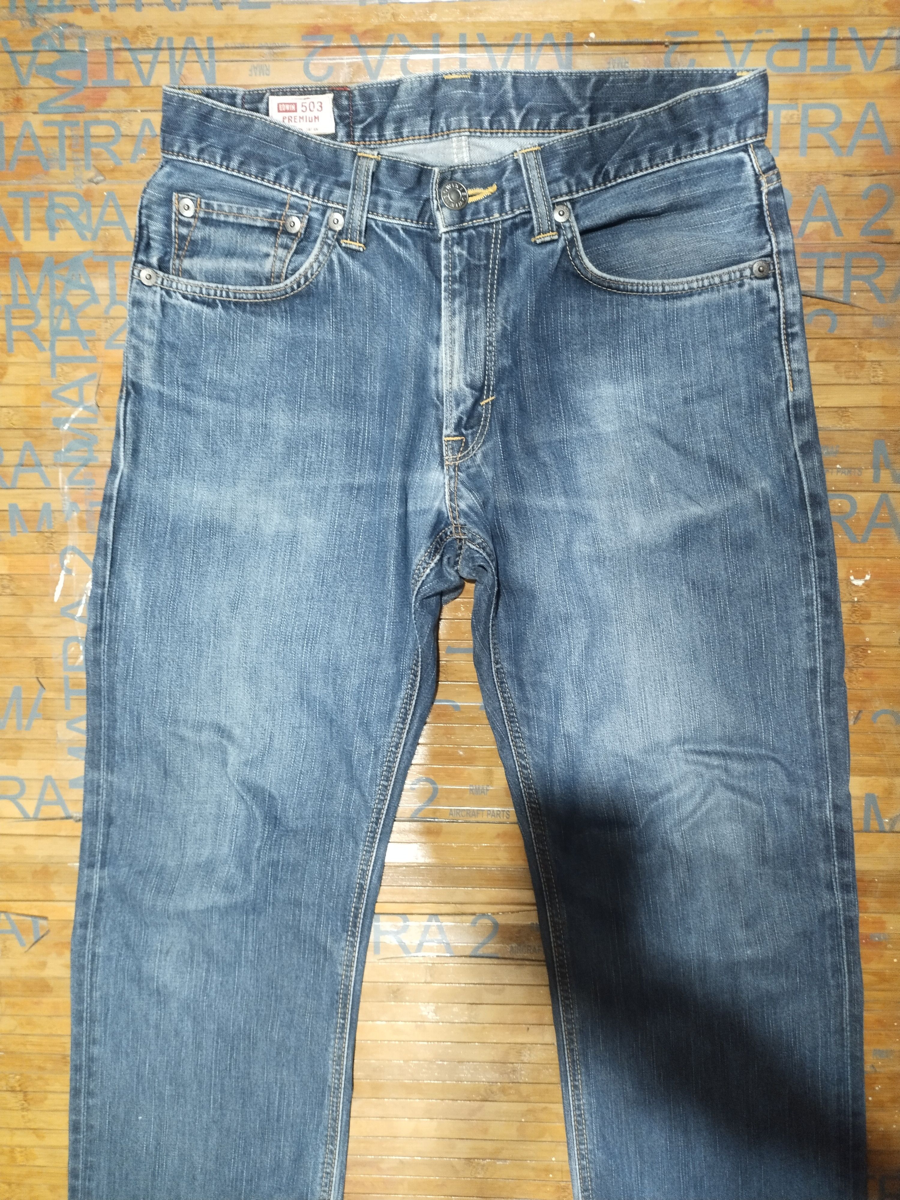 Edwin × Japanese Brand × Vintage Edwin 503 Premiun Sz 32" Size US 32 / EU 48 - 6 Thumbnail