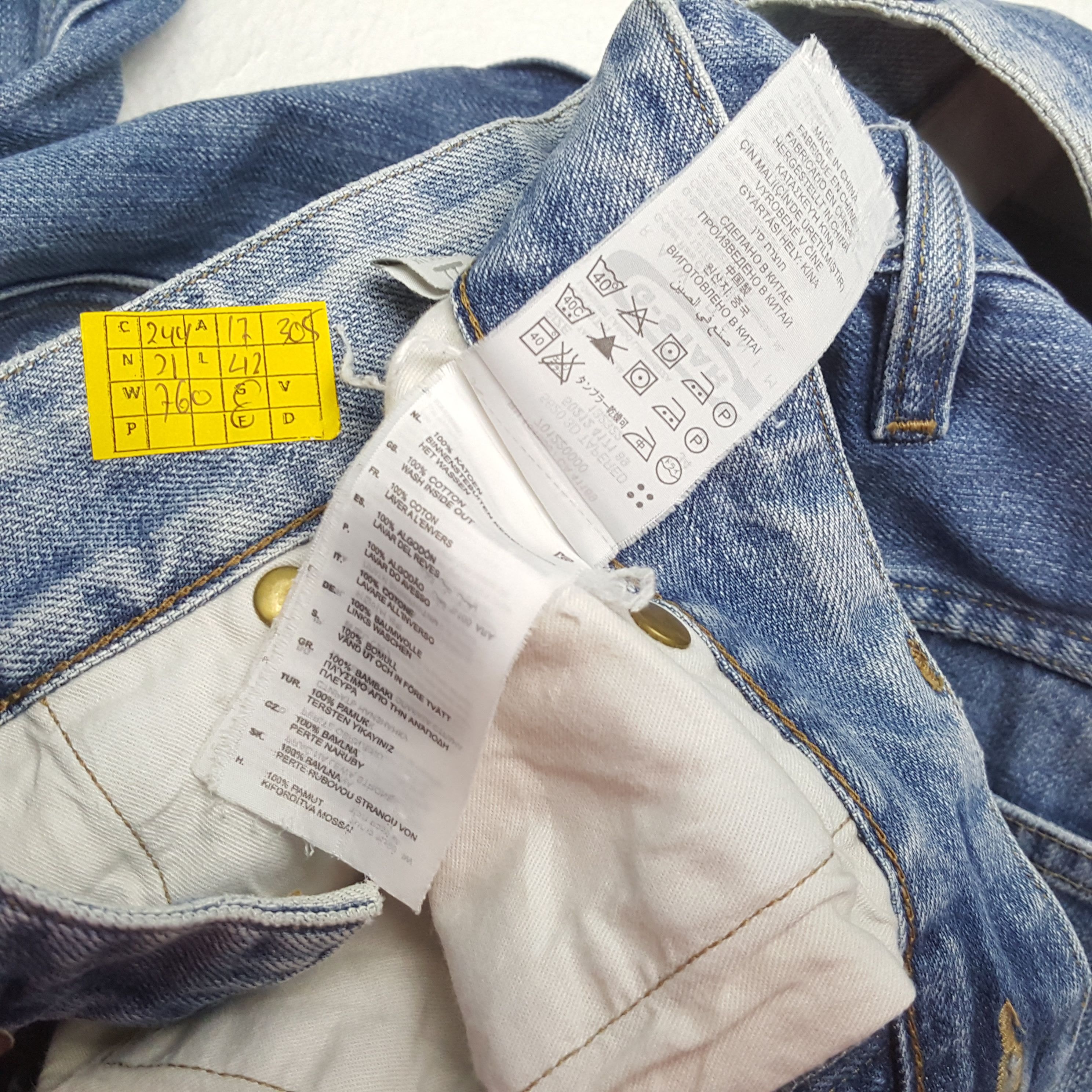 G-Star × Vintage Vintage G-STAR RAW Japanese Fashion Brand Riders Jeans Size US 34 / EU 50 - 13 Thumbnail