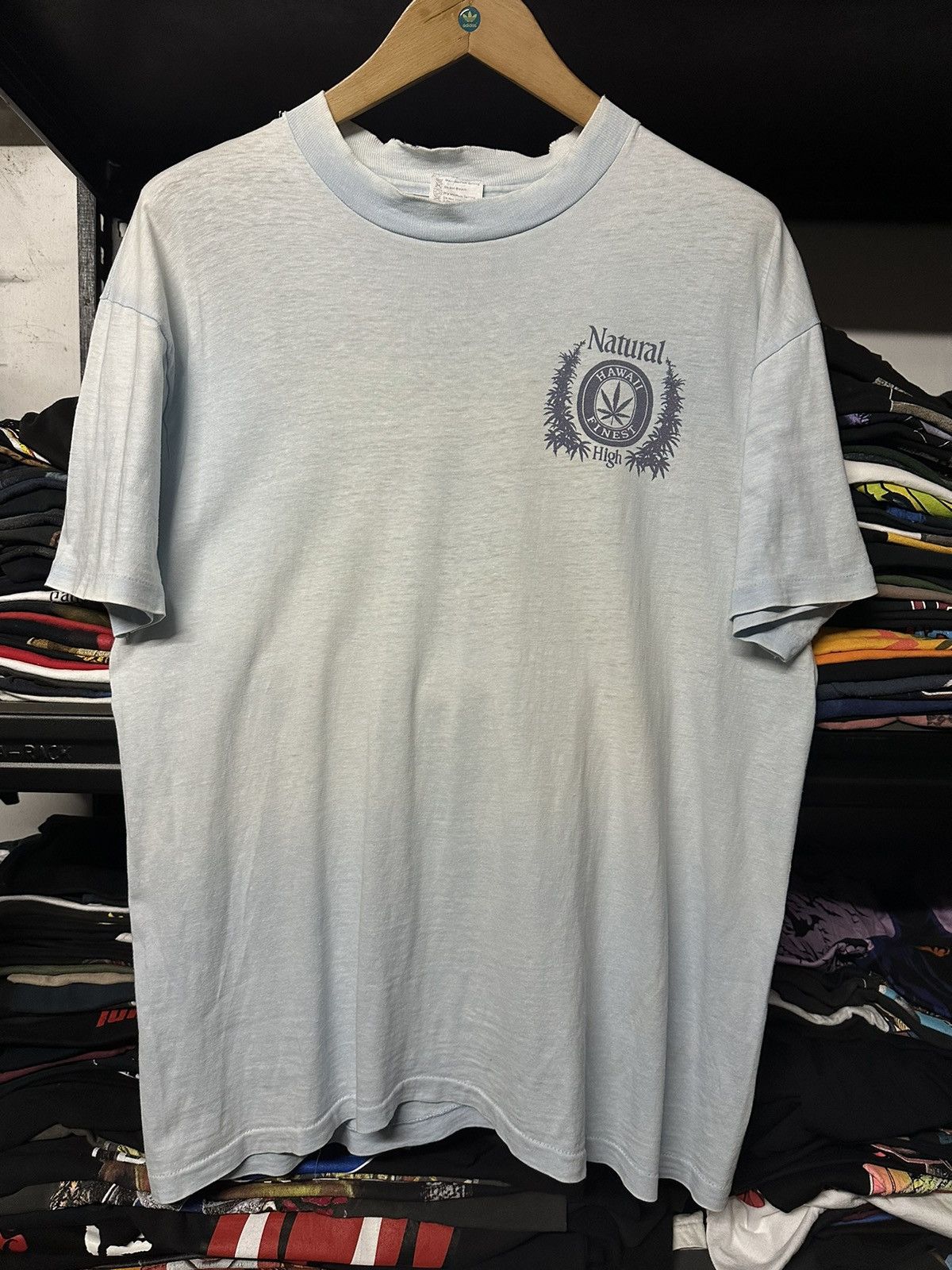 Vintage Vintage 90s Marijuana Natural High Hawaii Finest Distressed Size US XL / EU 56 / 4 - 8 Thumbnail